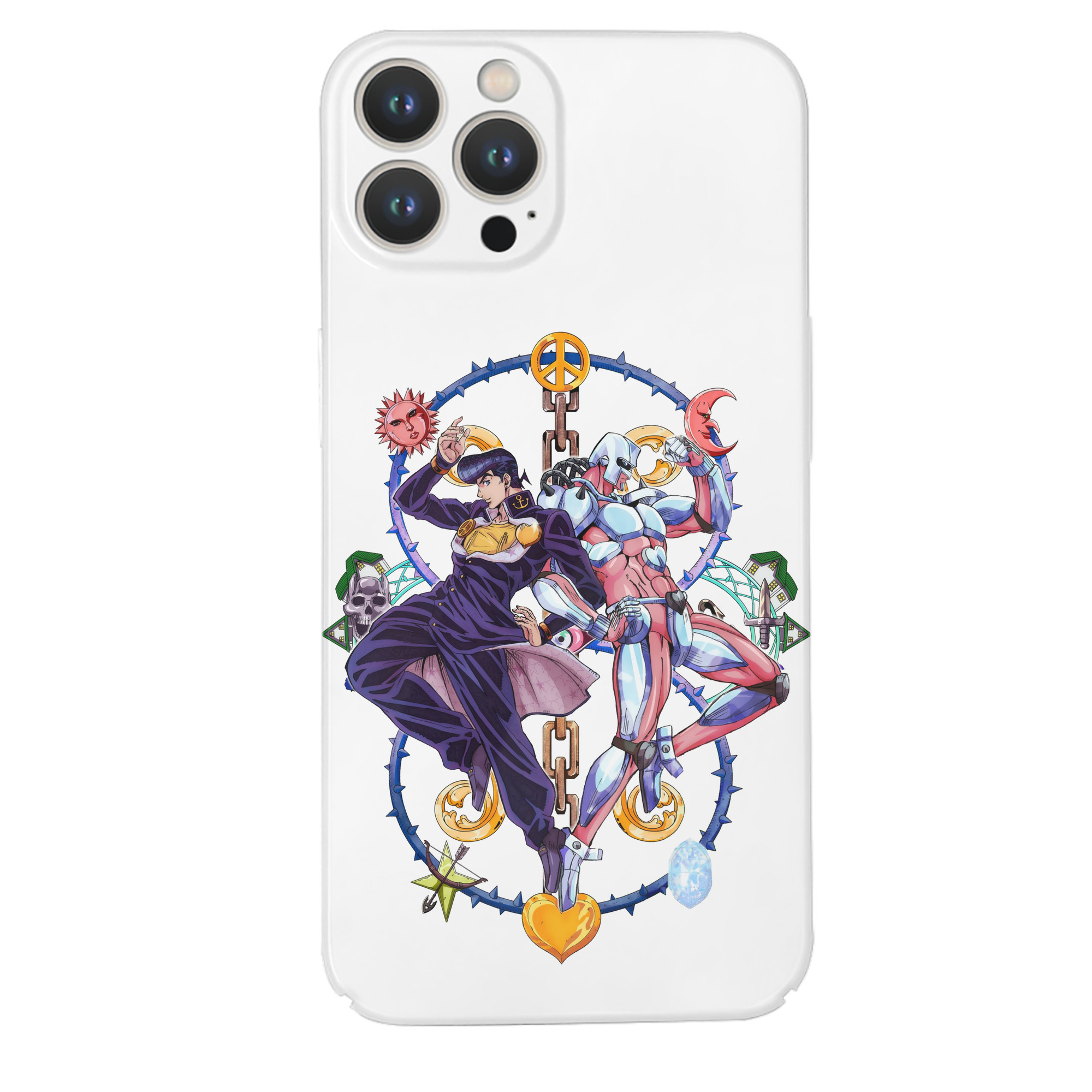 （画像用） ジョジョの奇妙な冒険 ひがしかた じょうすけ JoJo's Bizarre Adventure Higashikata Josuke 【iPhone 14シリーズ対応】ハードケース